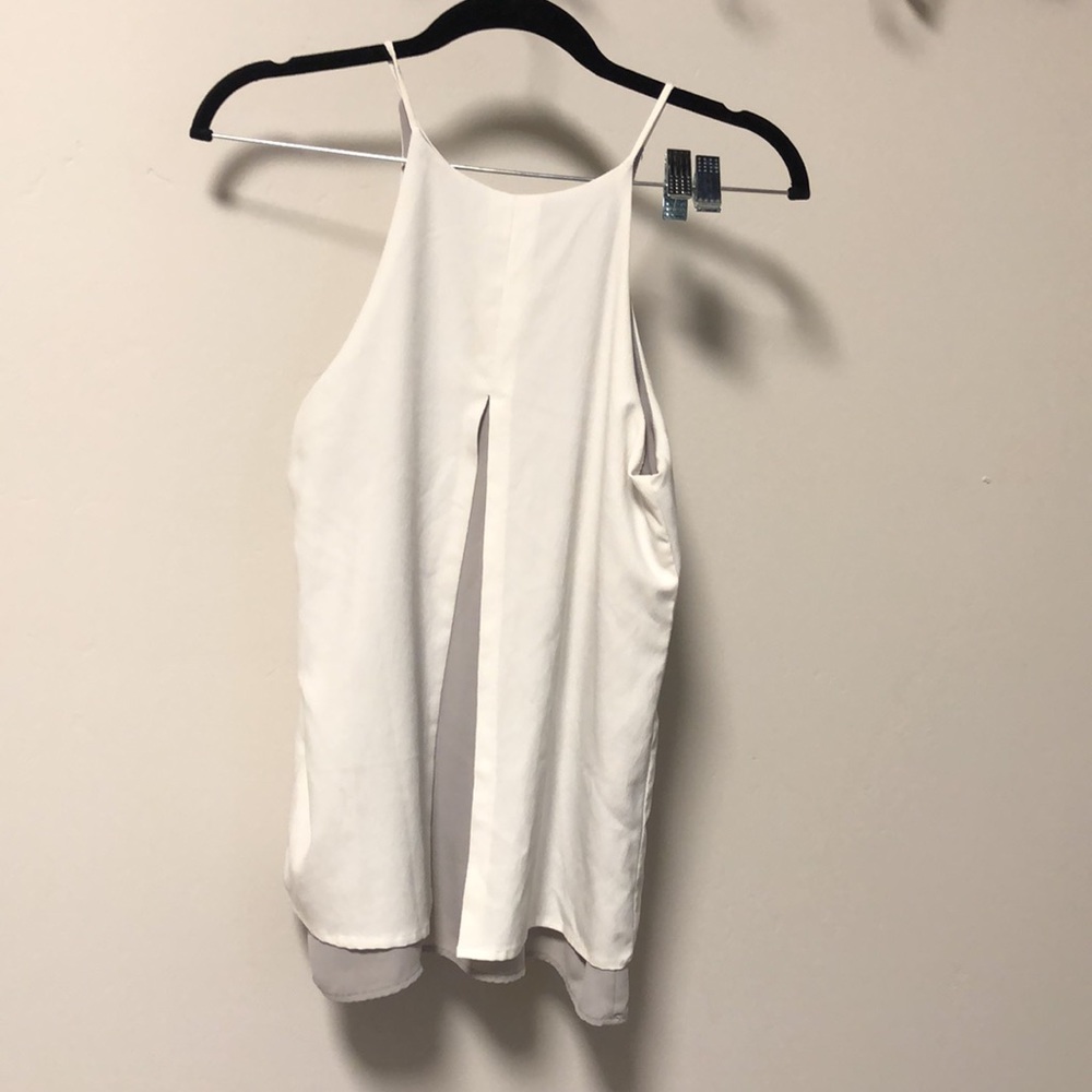 Zara basic Razor back cut blouse - Picture 2 of 2